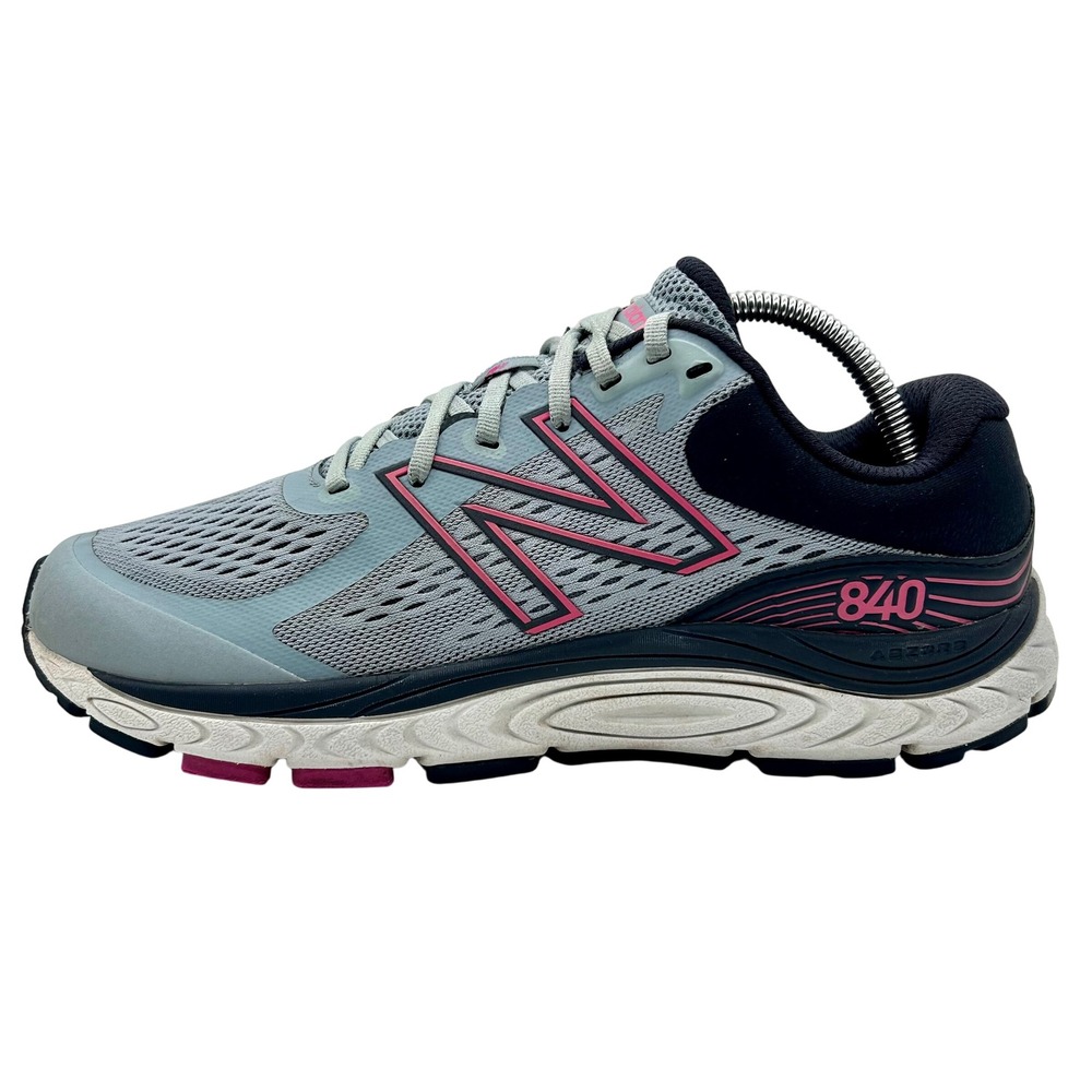 New Balance 840v5 Shoes Women's 11B Blue Gray Running Sneakers Lace Up‎ W840CM5